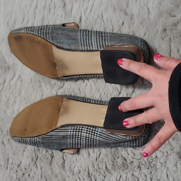 Houndstooth pattern tassels loafers - size 8.5 - Picture 10 of 16